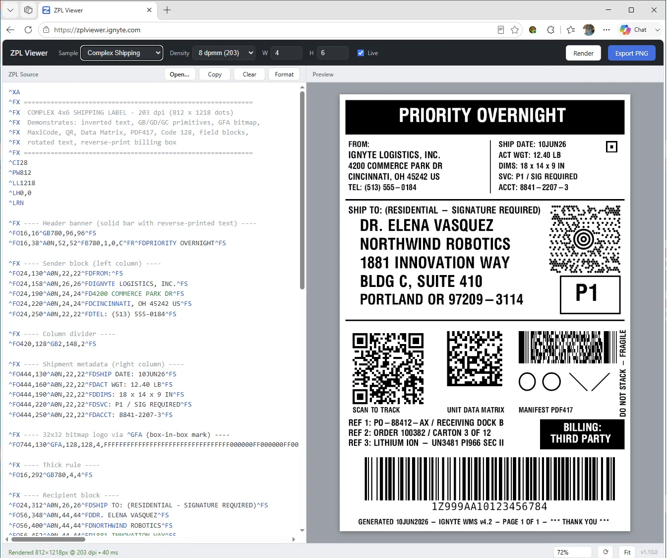 ZPL Viewer